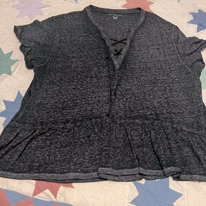 American Eagle peplum tee